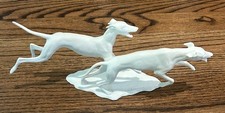 Kaiser G Bochmann #408 Running Greyhound Dogs Porcelain Figurine W Germany picture