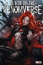 DEATH OF THE VENOMVERSE #2 - LEIRIX LI TRADE VARIANT MARVEL 2023 picture