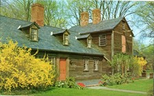 Old Deerfield MA Historic House Yankee Magazine Postcard John Vondell Photo picture