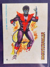 1981 Marvel Nightcrawler Rookie RC X-Men Cromolandia Argentina Rare #6 picture