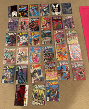 Vintage Marvel Uncanny X-Men Comic Lot (33) 1st Jubilee #244, #201, #251, Venom picture