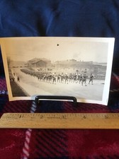 Vintage WW1 era Azo RRPC PHOTO Military Prison Soldiers Band Real Photo Postcard picture
