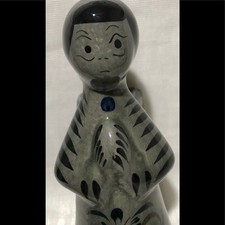 Tonala Pottery Praying Angel Candle Holder   picture