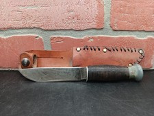 Vtg Pal WWII Era Fixed Blade Knife RH-51 W/ Sheath *See Pics  picture