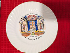 St. Mary's B.V.M. Church Steelton PA 75th Anniversary Plate 1898-1973 picture