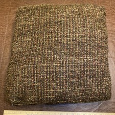 2 TWEED HEAVY Vintage 1950-70’s Throw Pillows Farmhouse 16x17”  picture