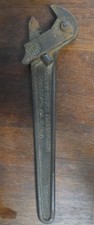 VINTAGE 1923 PAT. GELLMAN CORP. 12” POLLY ADJUSTABLE WRENCH, No. 121 picture