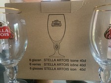 Stella Artois Chalice Restaurant Grade Beer Glass 40cl Case Of Six (6) picture