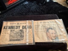 11 Old Newspapers John F Kennedy Assanation, Robert Kennedy Assination and more picture
