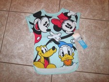 Disney Child's Top Size 6 - Mickey Minnie Pluto Donald - NWT picture