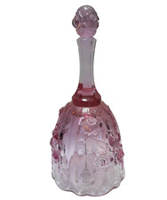 Fenton Colonial Pink Dusty Rose Bell Scalloped Rim picture