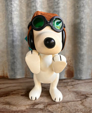 Vintage 1966 Peanuts Snoopy Flying Ace Pocket Doll WWI Pilot Figure Hat Goggles picture