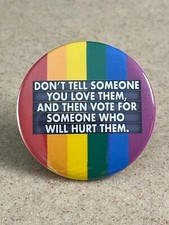 Pro-Choice, LGBTQ Pin-Back Button picture