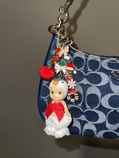 Authentic Sonny Angel Custom Christmas Keychain Penguin picture