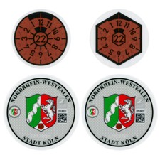Cologne / Köln Germany License Plate Complete Sticker Set picture