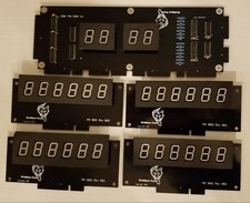 Williams System 3, 4 or 6 DIY Display kit - Wolffpac - Orange digits picture