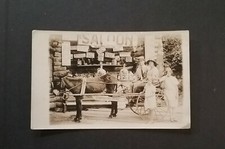 RPPC HOT SPRINGS AR McLeod's Amusement Park Happy Hollow Saloon Postcard 1904-18 picture