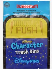 Disney Parks 2025 Character Trash Bins Cans Mystery Pins Sealed Bag picture