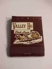 Vintage Matches From Valley Ho Steak House Morongo Valley California picture