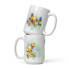 Pimboli Diddlina Diddl Bear Ceramic Coffee Mug 15oz Birthday Nostalgia Gift Xmas picture