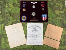 WWII CBI Medal Grouping Order Of Sun And Cloud - SSG John r Rugh jr picture