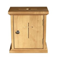 Offering Box with Lock and Removable Receptacle picture