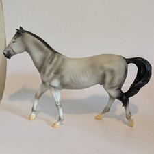 Vintage West Wind Die-Cast Metal Thoroughbred Horse 1998 Gray Heavy 8