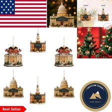 6 Pcs Acrylic Patriot Memorial Ornaments - Celebrate the USA's 250th Anniversary picture