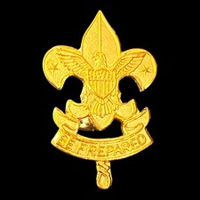 Antique 1911-1915 BSA Boy Scouts Of America 1st Class Scout Pin Pat Date: 1911 picture