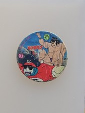 Kinnikuman Wrestler Pirate Hat Round Menko Card Japan Vintage Anime picture