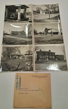 Lot Of 6 VTG 1960's Min urn IA Photos Gad Station Main St School Snapshot picture