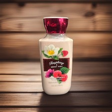 Bath & Body Works Raspberry & Sweet Mint Shea & Vitamin e Lotion 8oz Rare picture