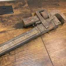 Vtg Oswego Tool Co 18” Stillson Pipe Wrench USA Heavy Duty Plumbing Tool picture