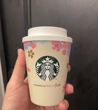 Starbucks Off-white Sakura Stainless Steel Tumbler 270ml Limited Coffee Cup Gift picture
