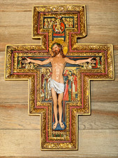 Vintage Joseph's Studio Roman Exclusive 3-D San Damiano Renaissance 10.75