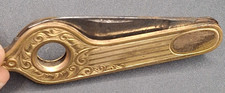 Antique Miller Pocket Knife Cigar Cutter Gold Filled Watch Fob Folding Blade picture