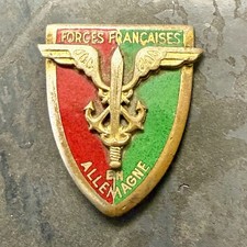 Post WWII 1950s French Occupation Forces In Germany Badge picture
