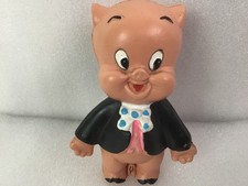 Porky Pig R Dakin Plastic Figure Hong Kong 4 inches Warner Bros Seven 1960s picture