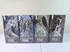 4 New Nene Thomas Fairy Gothic Whimsical 750 pc Puzzles Fantasy Woman Art 2016 picture