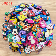 50PCS Random Cartoon PVC Shoe Charms Set for Clogs Sandals Bag DIY Accessories picture