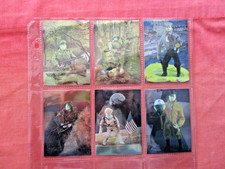 1994 G. I. Joe 30th Salute INSERT CHROMIUM INSERT Subset 6 CARD set C1-C6 R B4 picture