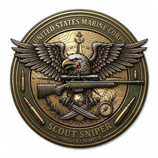 USMC Scout Sniper 0317 Veteran Gift US Marine Premium Military Graphics 4