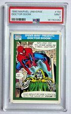 1990 Marvel Universe #150 Dr. Doctor Doom Spider-Man Fantastic 4 Mint PSA 9 picture