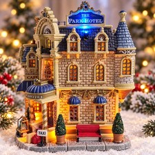 Lemax Caddington Village Park Hotel 75536 Lighted Building 2007 Retired With Box picture