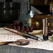 Benu Talisman Fountain Pen in Dream Bean - Fine Point - NEW in Box picture