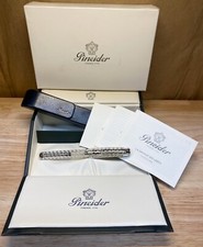 Pineider Honeycomb Fountain Pen Sugar White Limited Edition New w/box & papers picture