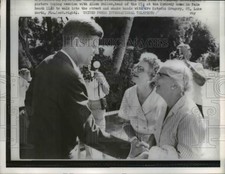 1960 Press Photo President John F. Kennedy Shakes Hands w Supporters - nee67411 picture