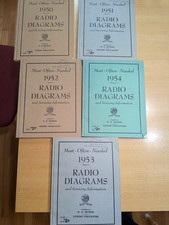 5 MOST OFTEN NEEDED Radio Diagrams & Servicing Information 1950-1953 picture