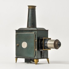 Antique Ernst Plank Oil Lamp Magic Lantern Projector Toy picture
