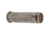 VINTAGE TIRE PRESSURE GAUGE A. SCHRADER'S & SONS 1920 picture
